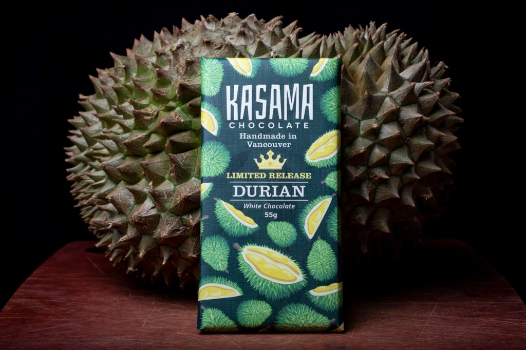 Bean-to-bar Durian White Chocolate Bar