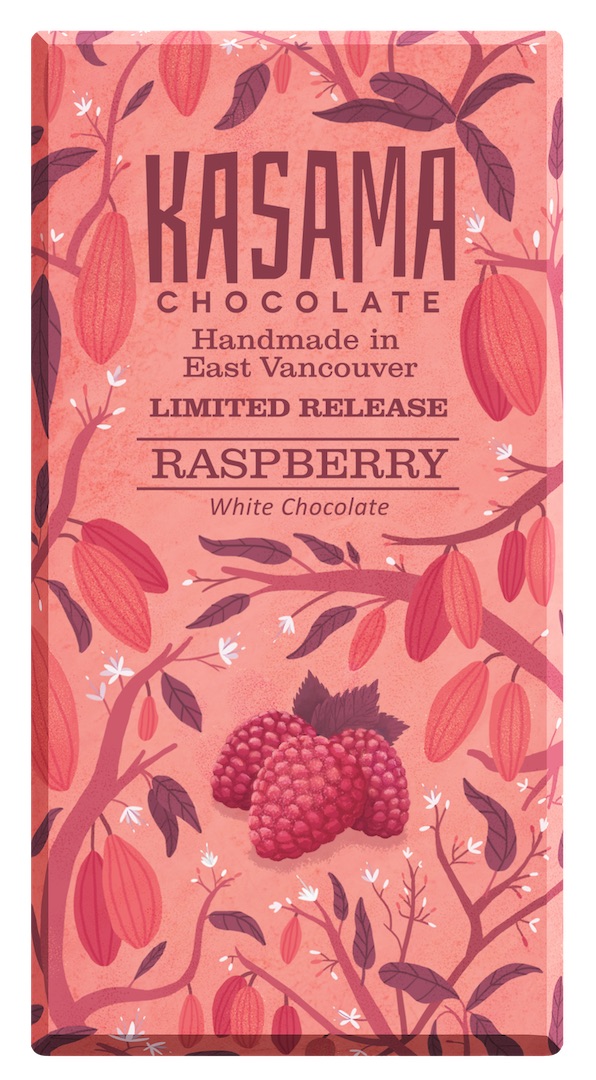 bean-to-bar Raspberry white chocolate
