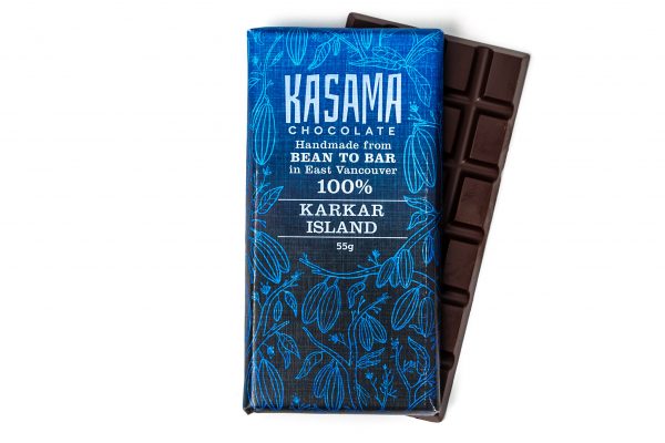 100% Papua New Guinea Karkar Island bean-to-bar chocolate bar