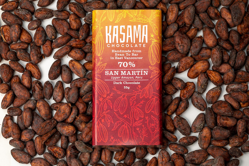 San Martin bean-to-bar 70% chocolate bar