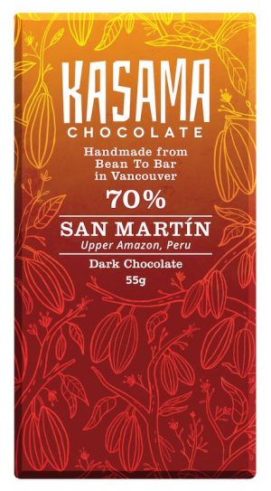 70% San Martin Peru bean-to-bar chocolate