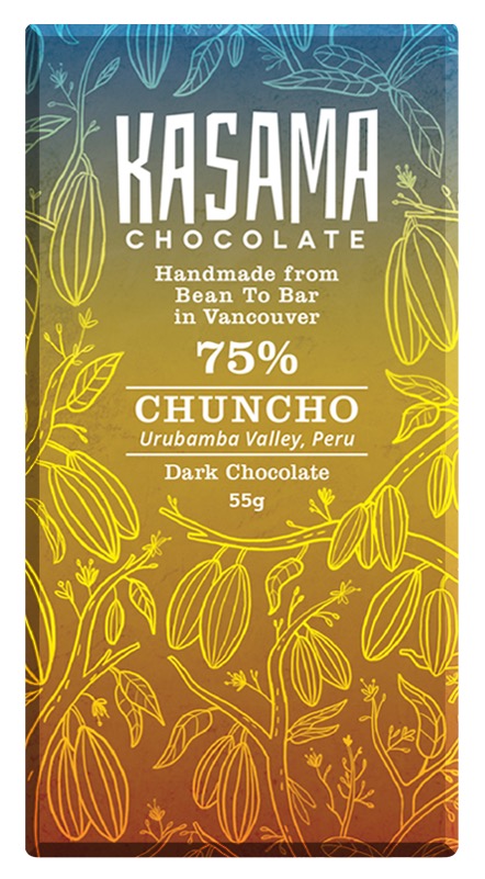 75% Chuncho Peru bean-to-bar chocolate