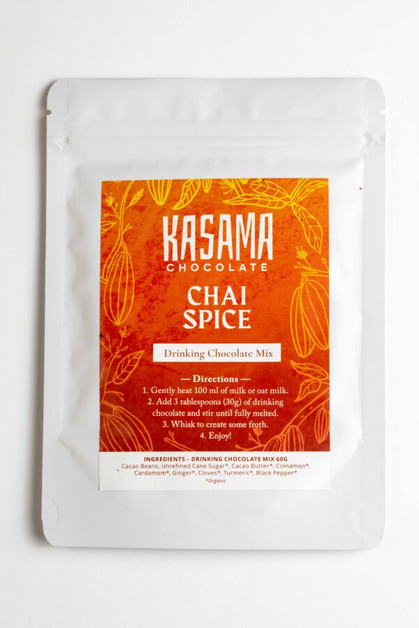 Chai bean-to-bar drinking chocolate mix