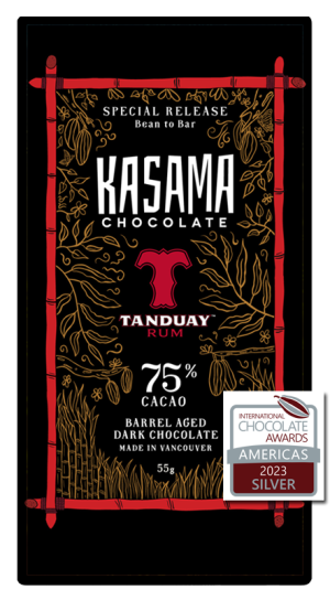 Tanduay Rum bean-to-bar chocolate bar