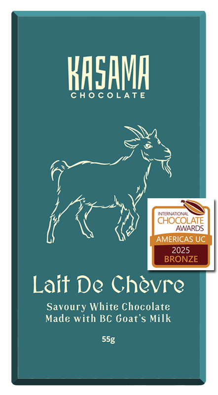 Lait de Chevre bean-to-bar white chocolate bar