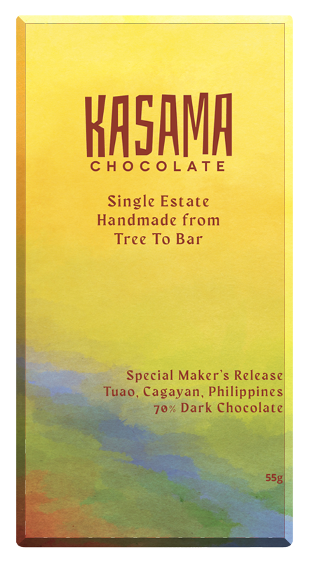 Tuao 70% Tuao Cagayan Philippines Kasama Chocolate Tree-To-Bar