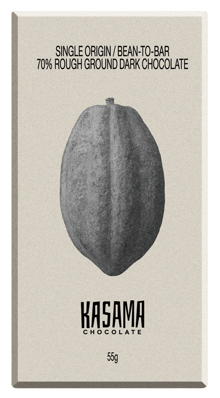 70% Tableya Philippines rough ground bean-to-bar chocolate